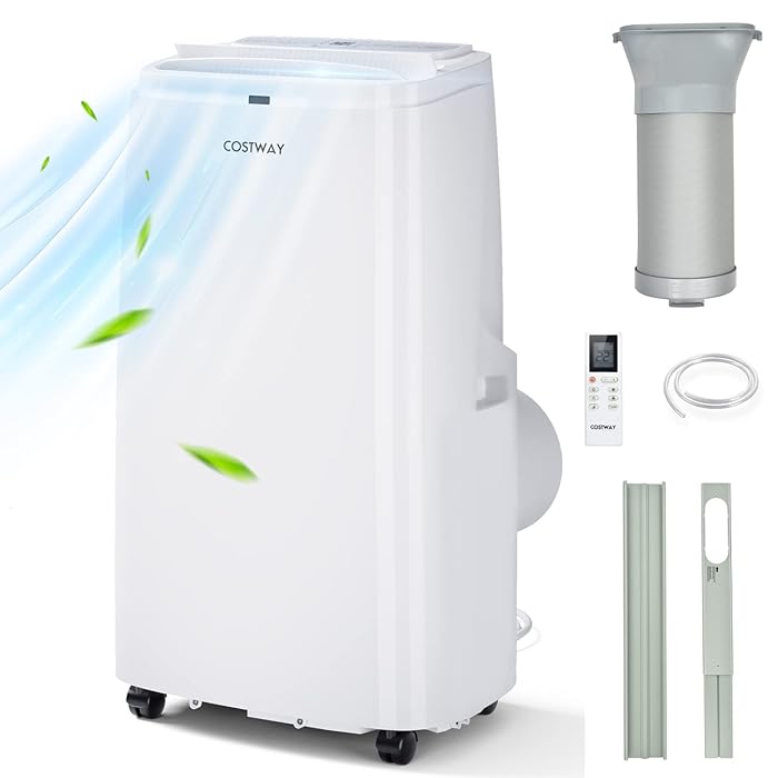 Buy COSTWAY 3 in 1 Portable Air Conditioner, 9000/12000 BTU Mobile