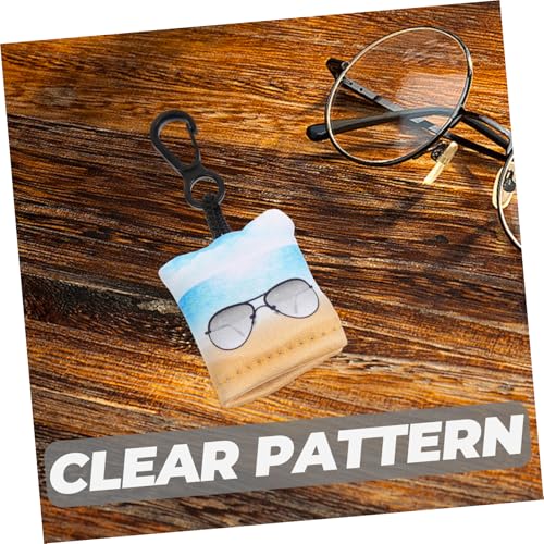 BELLIFFY Paño de Limpieza para Lentes y Pantalla Móvil, Llavero Diseño Decorativo, Arañazos, Adecuado para Dispositivos Electrónicos - imagen 8