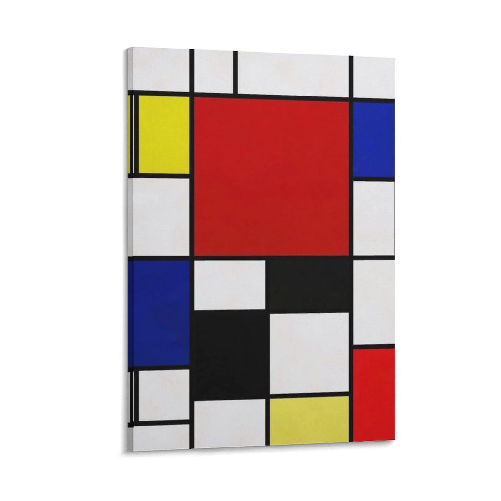 Amazon.co.jp: ピート・モンドリアン偉大な抽象画家たち絵画（赤・黄