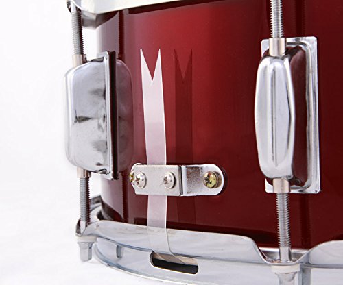 Glory Snare Drum With Sticks, and Strap, for Beginners and Students, Red Color- Click to Choose More Colors