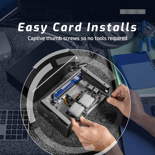Solution d'extension PCIe externe Thunderbolt 5 OWC Mercury Helios 5S hub USB-C 80 Go - 6