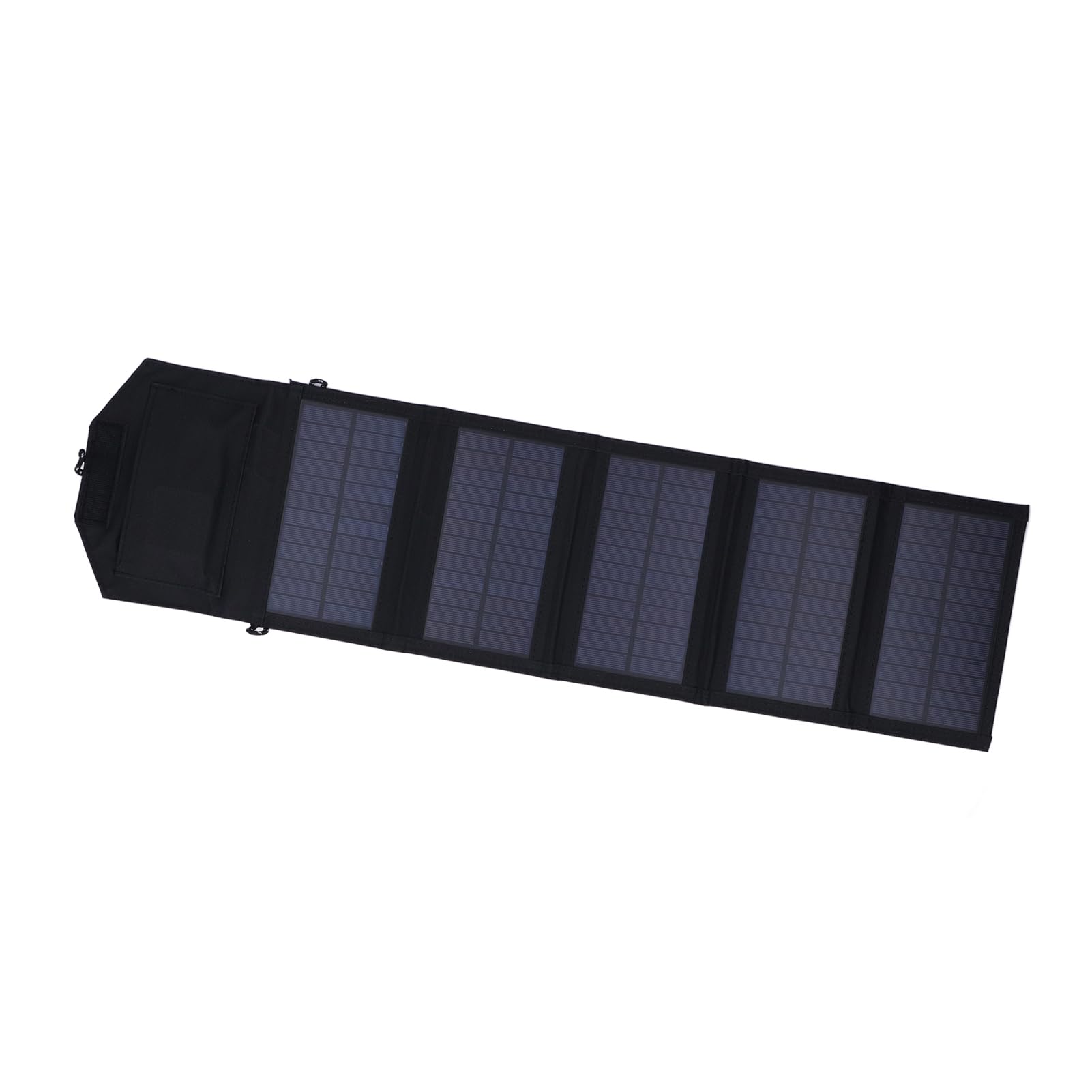 Chargeur Portable à Panneau Solaire Pliant Haute efficacité pour Téléphones Mobiles pour Camping Randonnée Silicium Monocristallin/27,36 X 7,28 pouces/