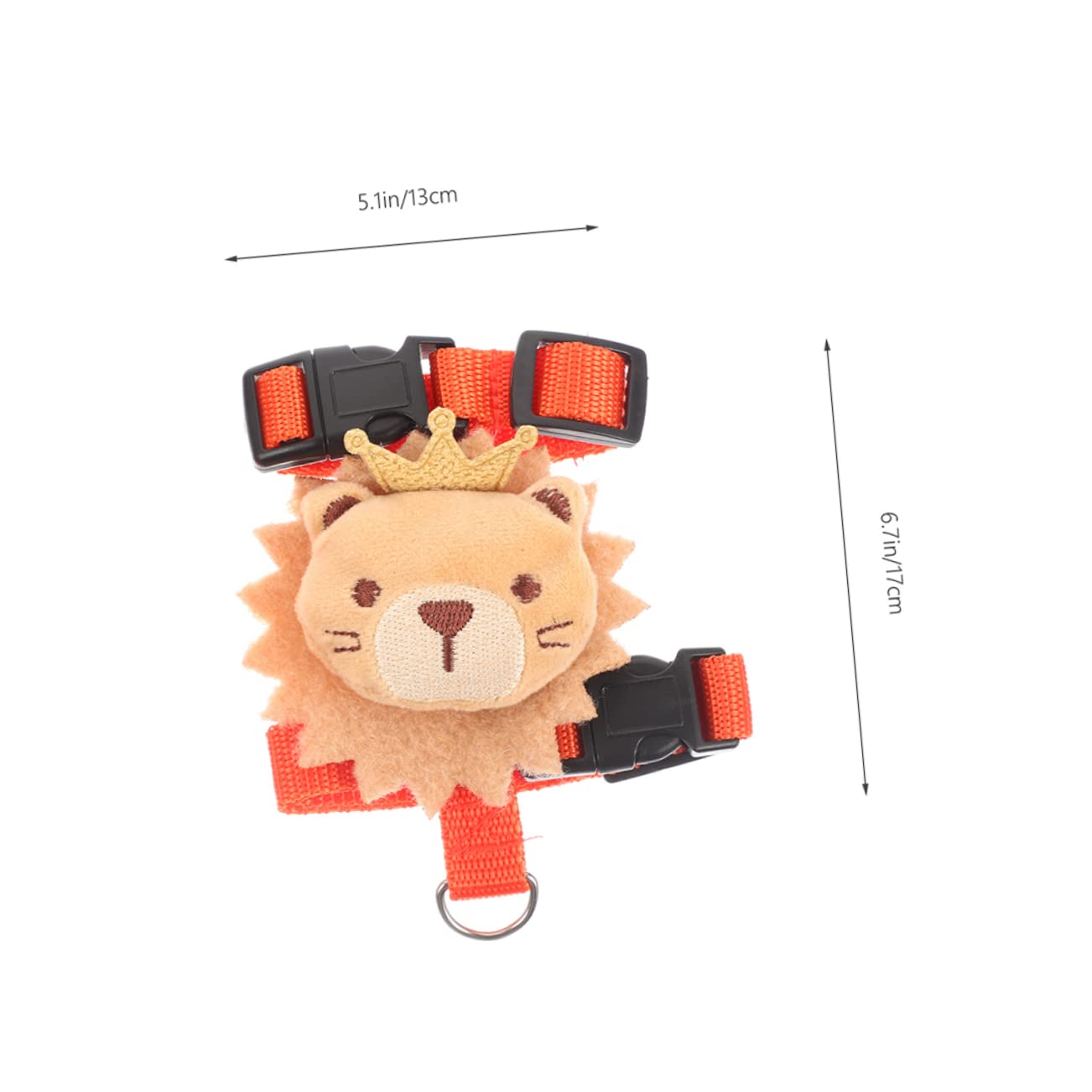 Happyyami Small Pet Harness Kit Rabbit Leash Kit Cartoon Bunny Harness Long Walking Rope Easy to Use