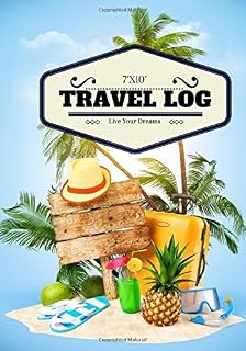 7"x10" Travel Log: Island Fun Travellers Notebook, Books, Scrapbook, Planner, Keepsake, Journal, Memories | Destination Checklist | Medium Softback (World Cultures)