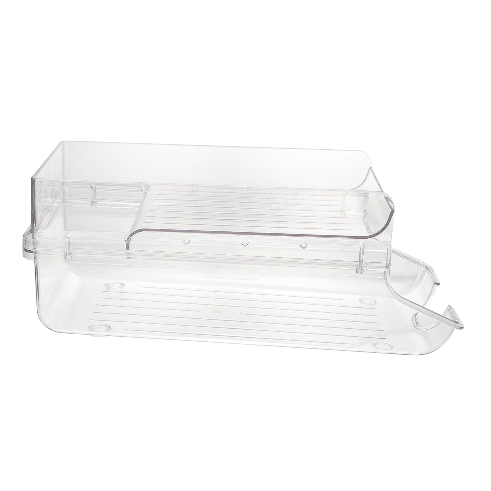 CIYODO Fridge Bottle Holder Can Drink Holder Beverage Dispenser Stand Plastic