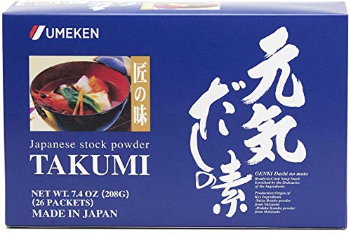 Umeken Takumi Stock Powder, No Msg Added, 26 Packets / Pack Of 1 #TOP28