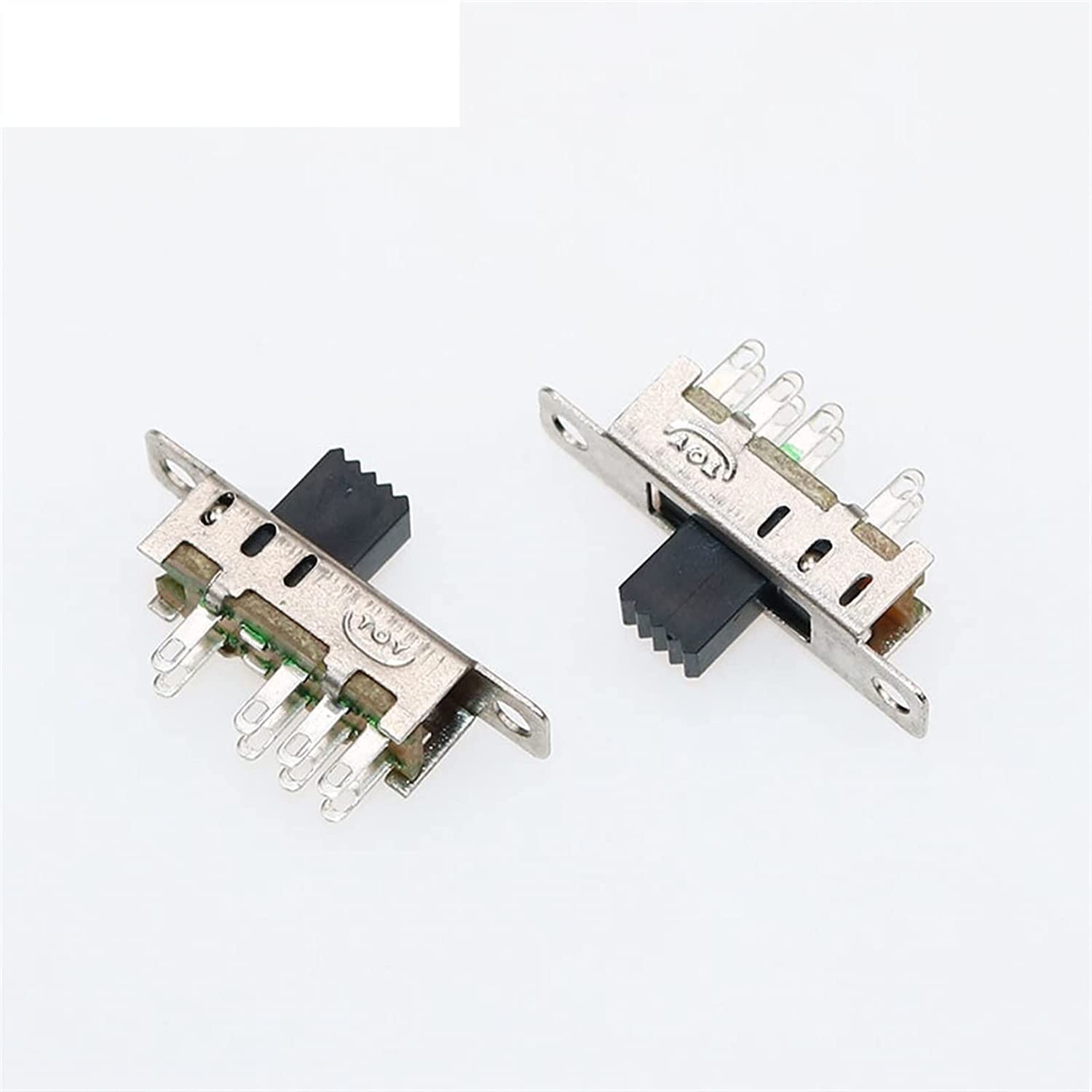 Micro Interruptor 1 Uds SS23E04 Interruptor de Palanca Doble 8 Pines 3 Archivos 2P3T DP3T Mango Alto 5mm Interruptor Deslizante pequeño