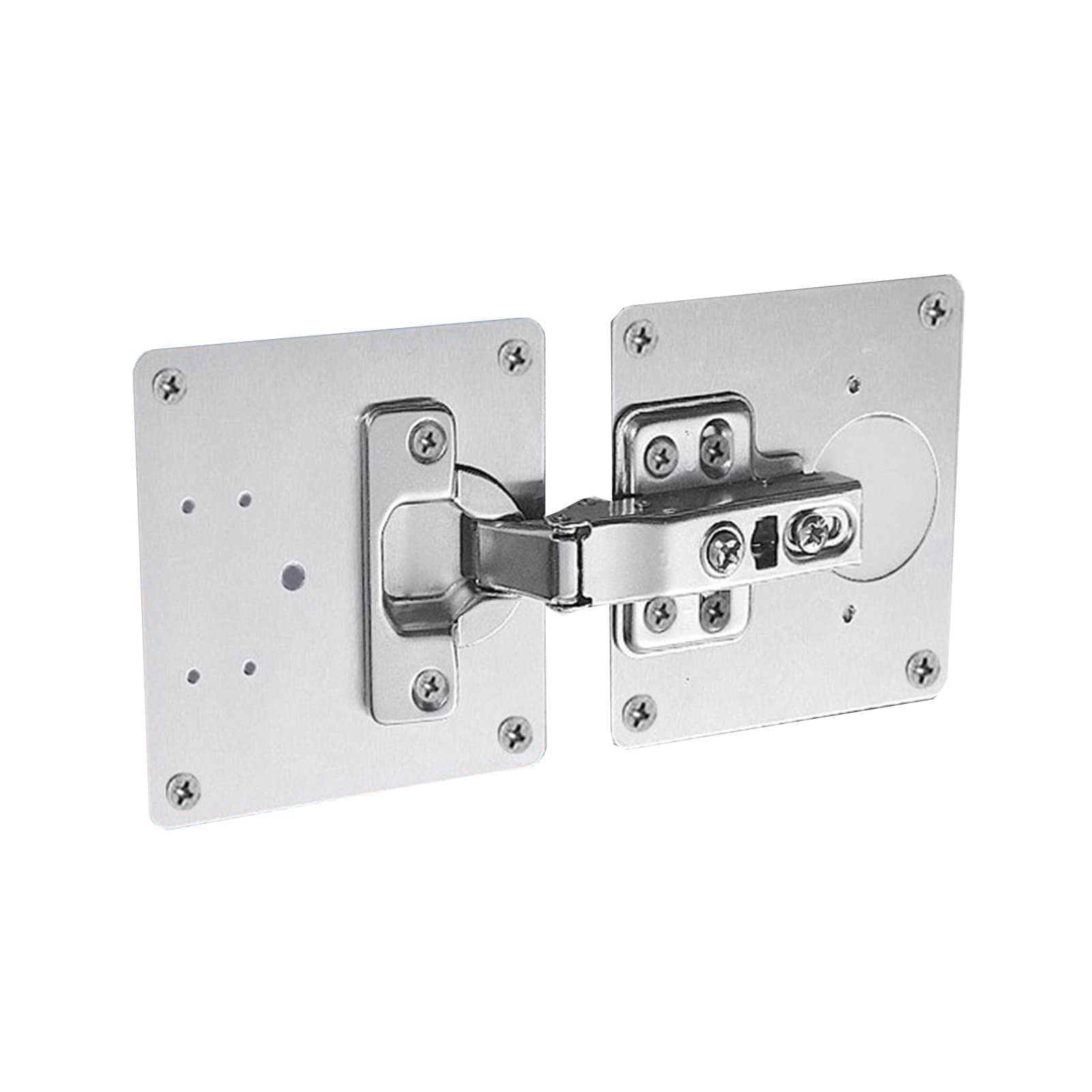 Charnière de meuble arrachée ? Fixez cette plaque de réparation