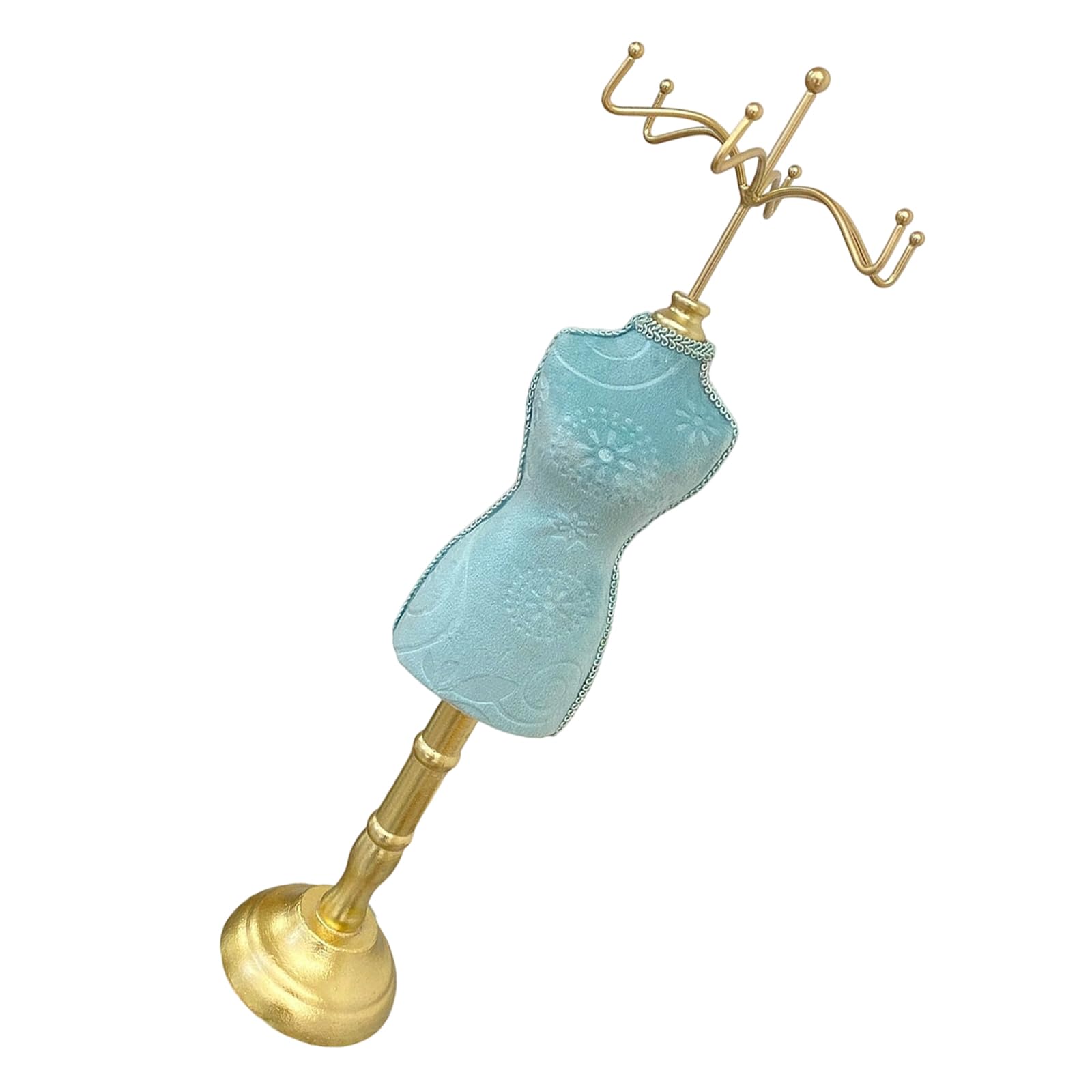 Kalttoy Green Jewelry Holder With Reinforced Metal Structure For Necklace Earring Display In Boutique Event Jewelry Display Stand