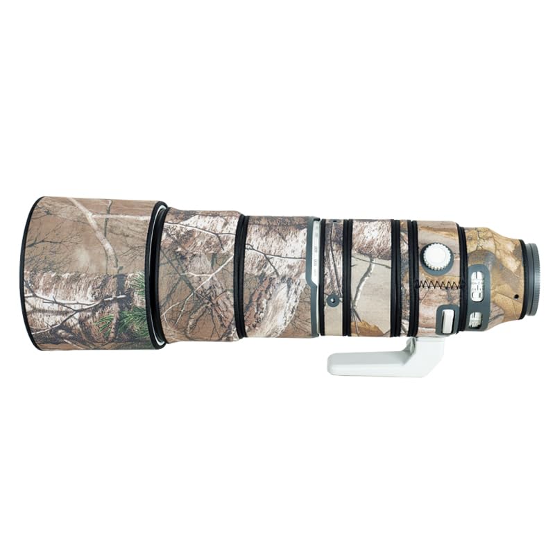 XCOAT Waterproof Lens Cover Camera Rain Covers for Sony FE 200-600mm F5.3-6.3 G OSS,Anti-Impact Protective Case (Jungle Camouflage)
