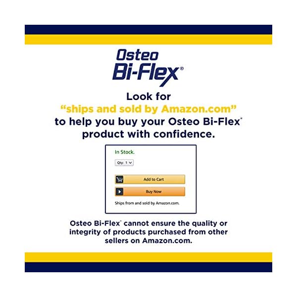 Osteo Bi-Flex Triple Strength(5), Glucosamine Chondroitin with Vitamin C Joint Health Supplement, Coated Tablets, 40 Count