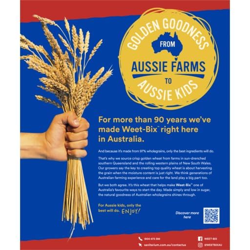 Cereal Weet-Bix 97% Grano Entero, 2 Cajas x 375g miniatura 2
