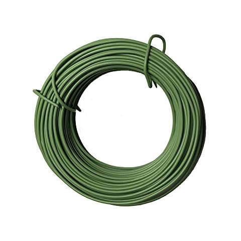 VIMOA Garden Twine Bonsai Training Wire 65 Feet 2mm Garden Twist Tie DIY Plant Cage for Tomato Plants, Climbing Roses, Vines, Cucumbers and Squash Cover