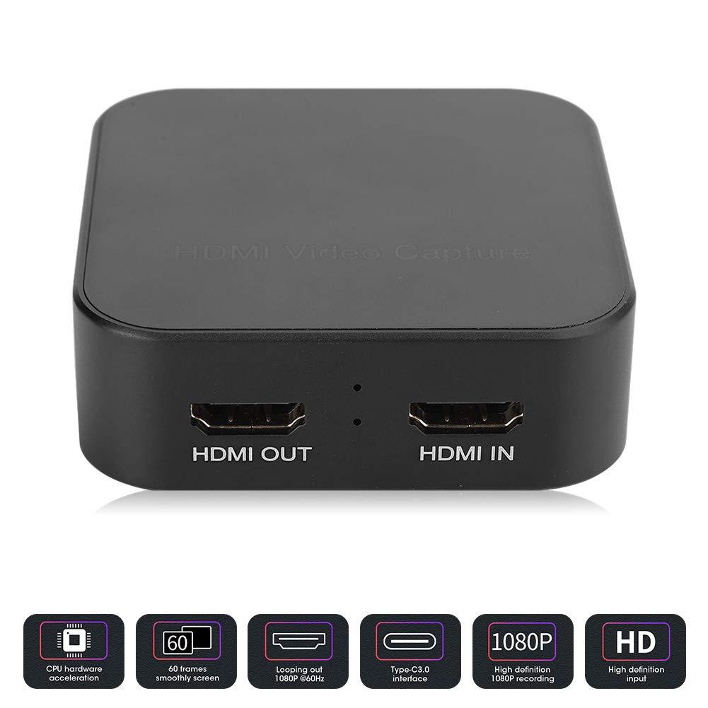 Caja de Captura de Vídeo de Alta Definición 1080P USB3.0 para Transmisión en de Juegos Grabación HD Carcasa de ABS