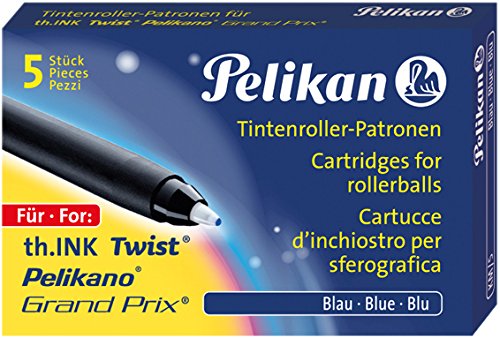 Pelikan Tintenroller Nachfüllmine – Schwarz, 1,00 Mm, Für F301 Kugelschreiber, Edelstahlspitze