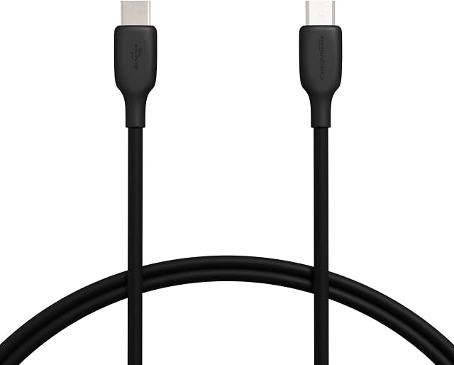 Amazon Basics USB-C 2.0 to Micro-B Cable (USB-IF Certified) - 0.91 m, Black
