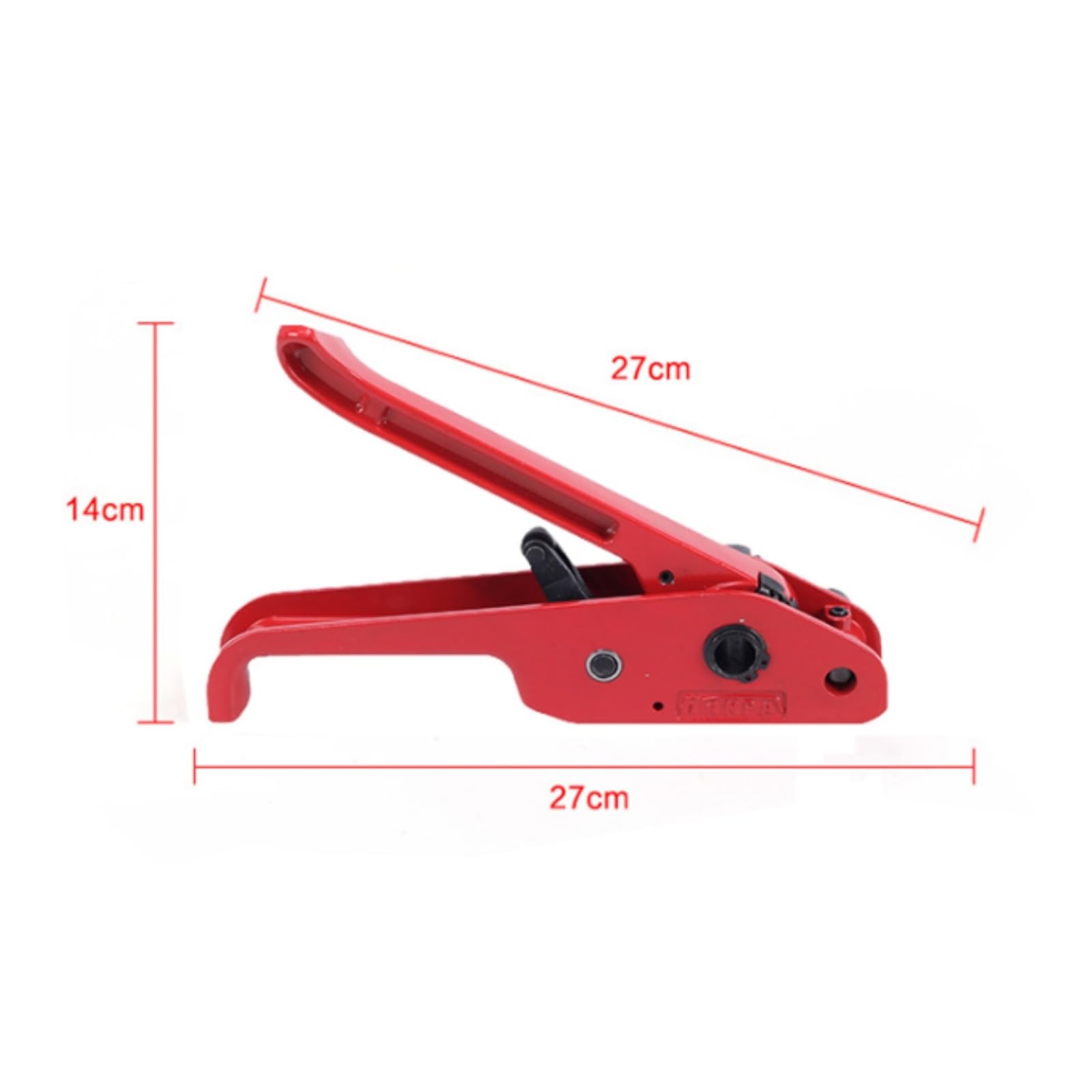 Qianly Tendireggia Manuale Professionale Tendireggia con Taglierina Robusto Tenditore per Magazzinieri, Imbggio Industriale, Magazzino, Spedizioni