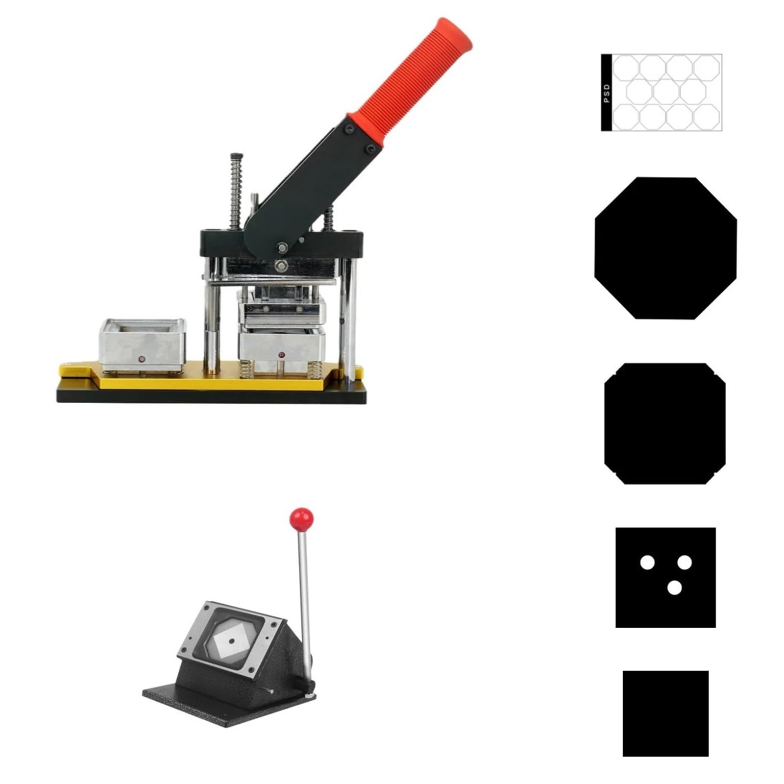 Fridge Magnet Maker 50 * 50mm stal kwadratowy magnes na lodówkę maszyna do produkcji odznak blaszanych