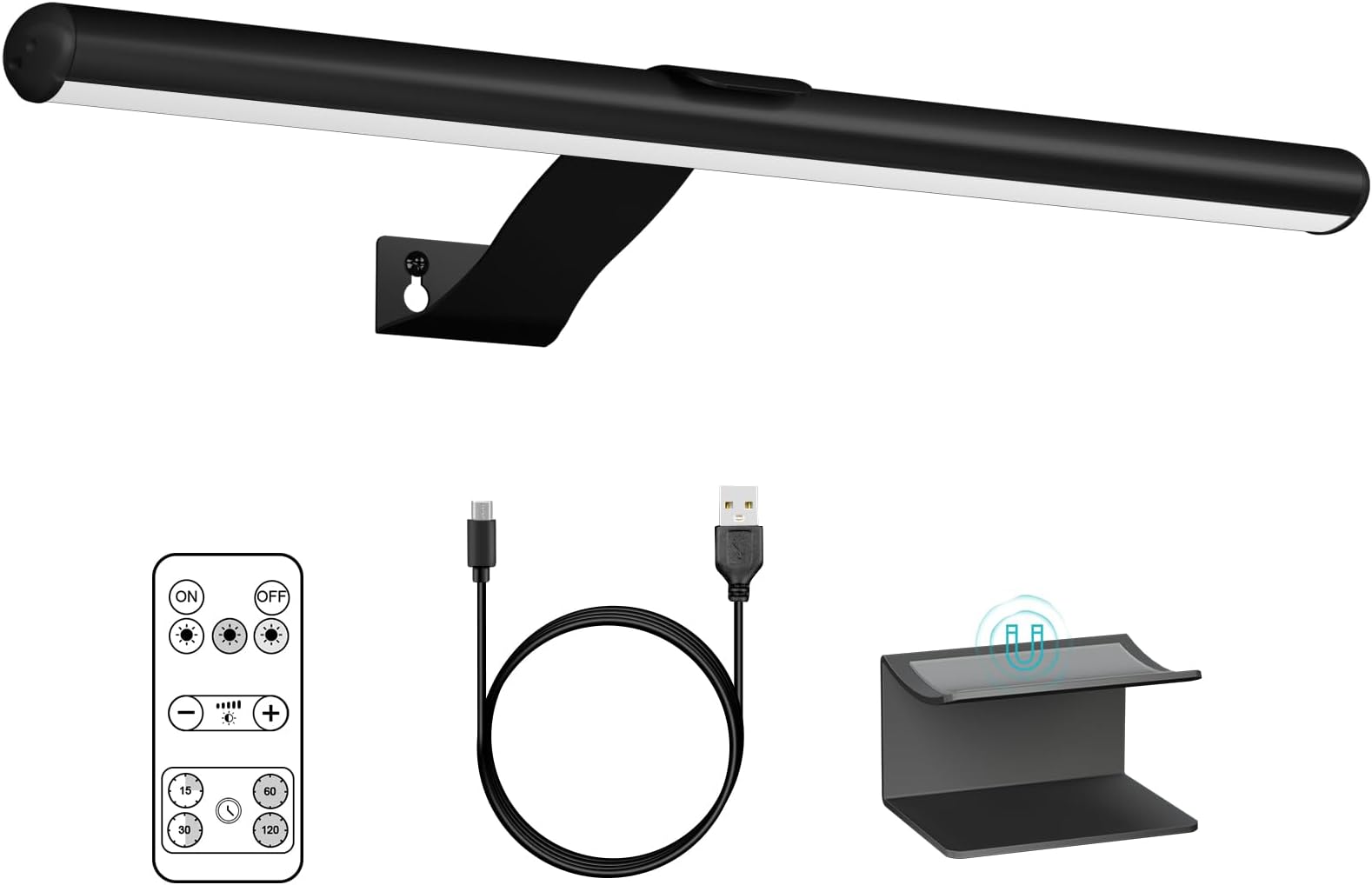 Đèn Spotlight LED 2700K Điều Chỉnh Góc 180° - Đèn Chiếu Tranh Treo Tường Với Remote