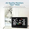 CF-30 Monitor de Calidad del Aire Track PM 2.5, PM 10, CO2, AQI, Temperatura y Humedad, Detector de Calidad del Aire NDIR Incorporado y Sensor de Partículas Medidor de CO2.Detector de CO2 Portatil #4