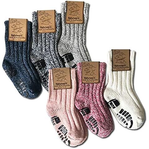 your+ ABS Kinder Norwegersocken - 3er Pack warme Wintersocken Haussocken 40% Wolle naturwarm und flauschig Cover