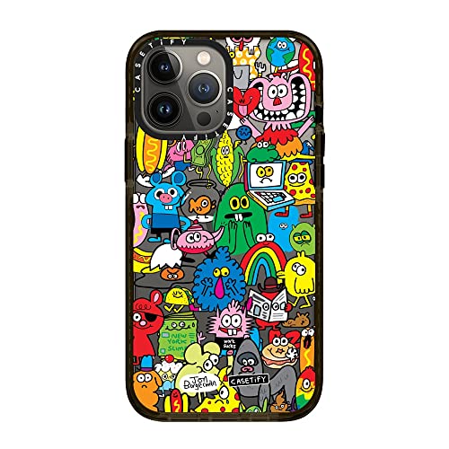 Casetify Impact Case For Iphone 13 Pro Max - Fun Friends By Jon Burgerman - Clear Black #TOP7