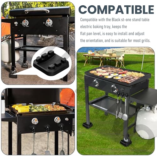 8 piezas niveladores para parrilla compatibles con Black st-one miniatura 4
