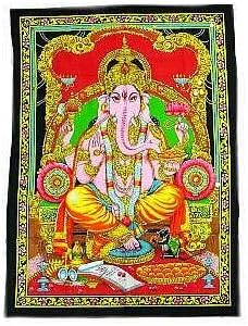 Cloth Print of Lord Ganesha 30" X 42"