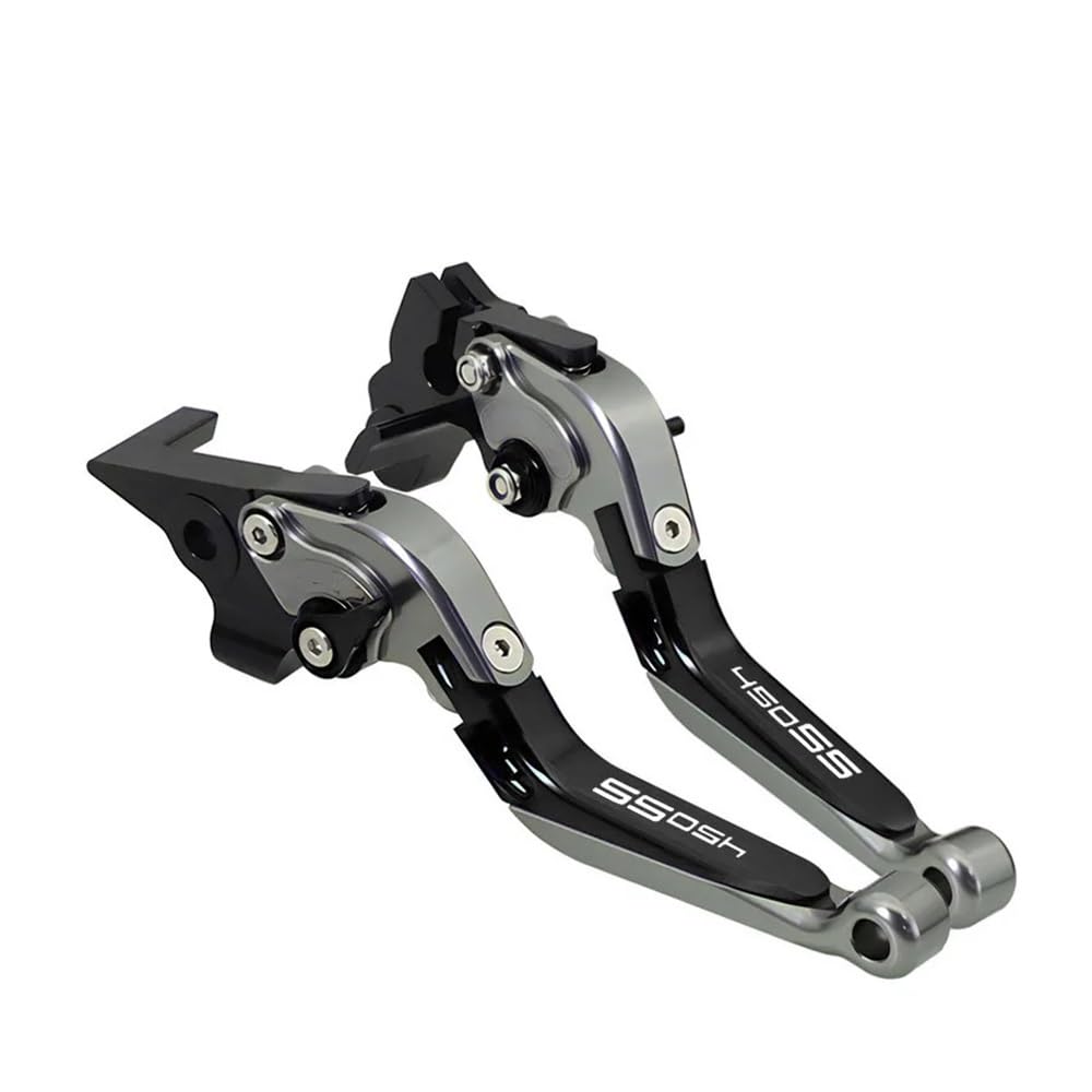 VHHDSshso Motorcycle Clutch Brake Lever for CF&Moto 450SR 450SS 450SRS Clutch Levers Brake Set Adjustable Folding Handle Motor Accessories Parts