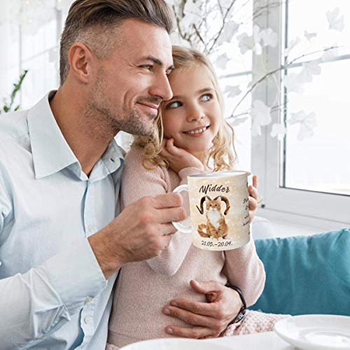 TRIOSK Tasse Katze lustig mit Spruch Sternzeichen Widder Katzenmotiv Horoskop Geschenk für Katzenliebhaber Geburtstag Frauen Freundin – Ansicht 2