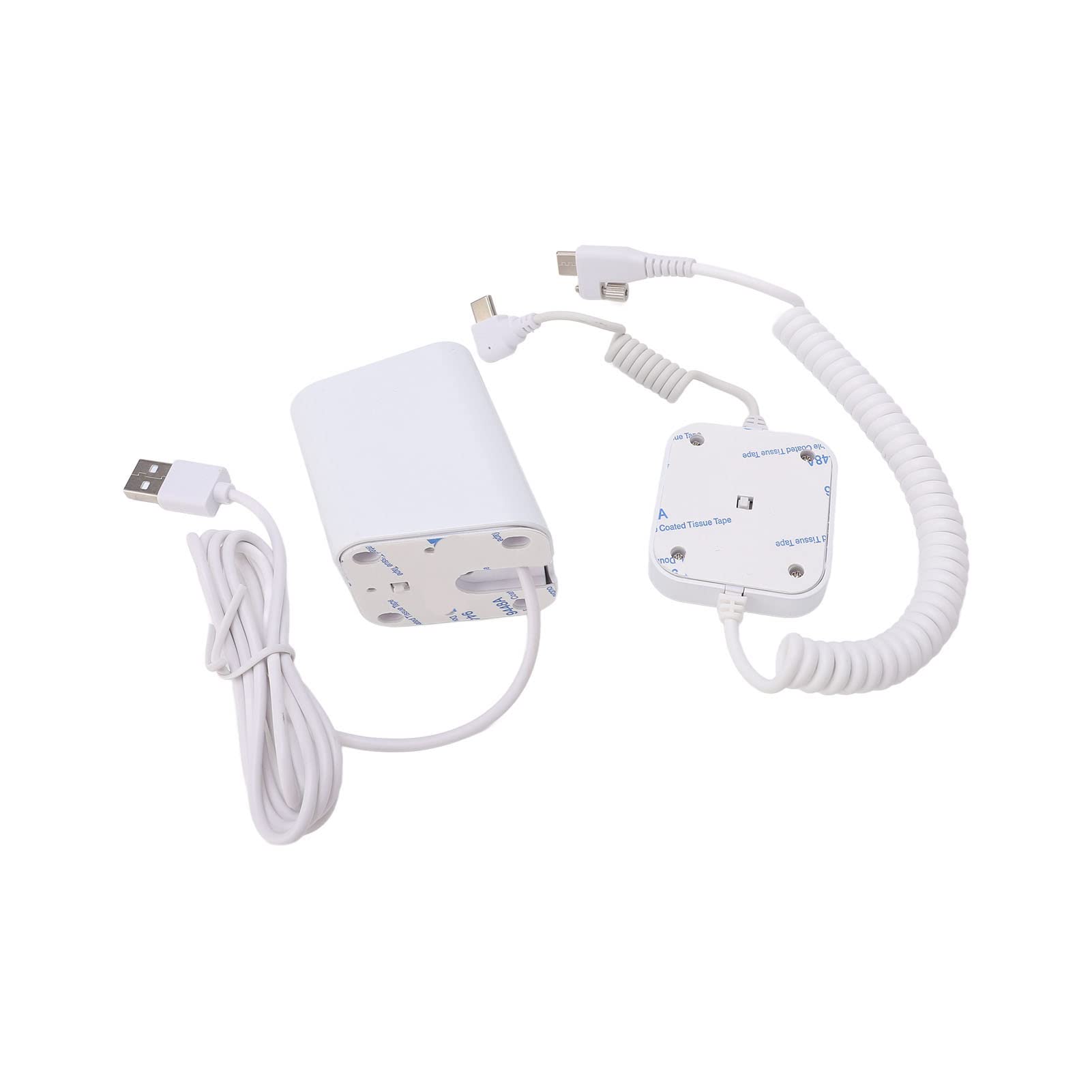 Présentoir Antivol pour Téléphone Portable Fixation de Griffe de Charge Rapide Silicone Antidérapant Présentoir D'alarme Antivol à Décibels élevés pour Téléphones Mobiles(Orifice de type C)