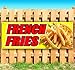 French Fries Banner 13 oz | Non-Fabric | Heavy-Duty Vinyl Single-Sided with Metal Grommets