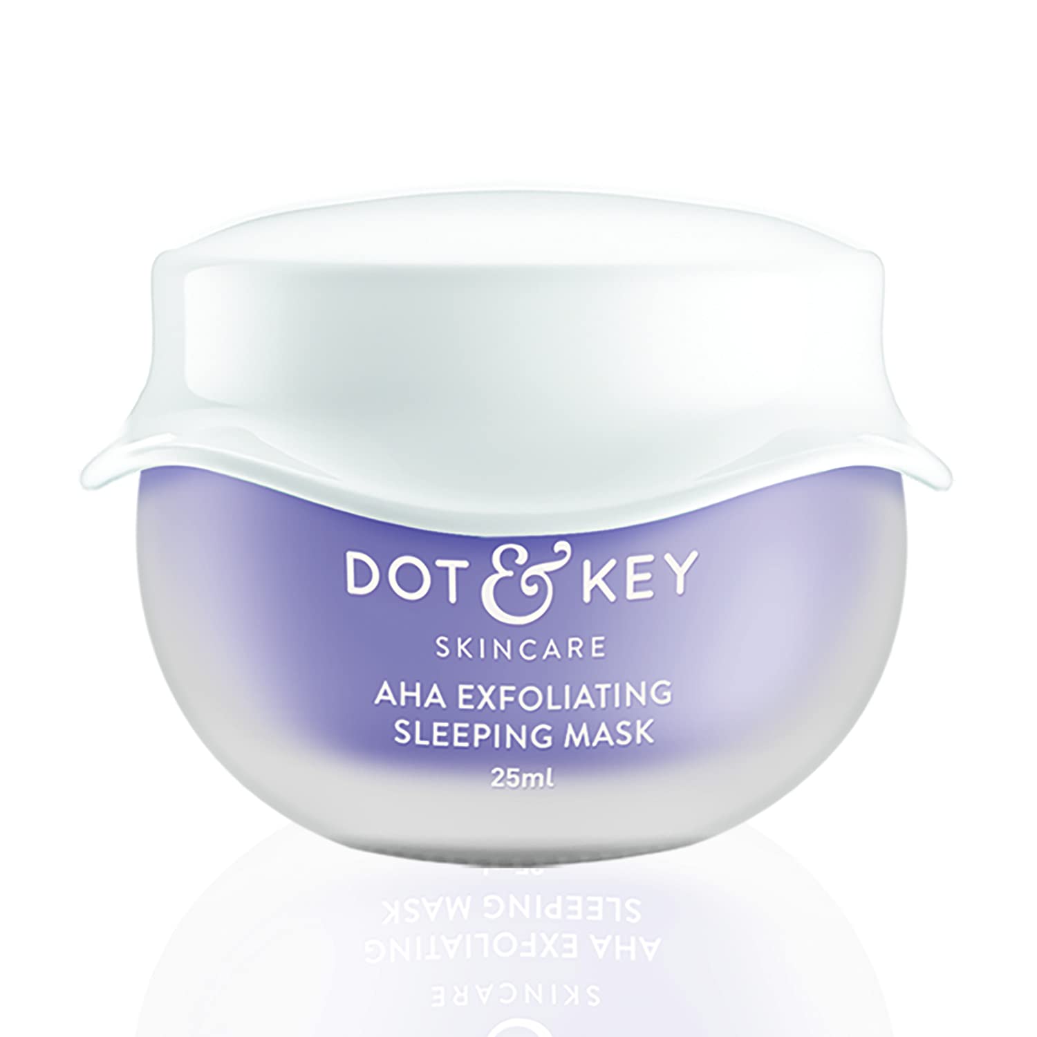 Dot & KeyExfoliating Sleeping Mask 12% Lactic + 2% Hyaluronic acid for glowing skin, 25ml