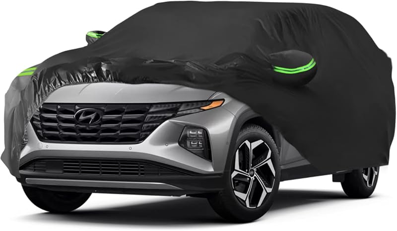 Capa Automotiva Externa Sob Medida Proadsy para Hyundai Tucson 2020 a 2026, Impermeável com Proteção UV e Faixas de Fixação