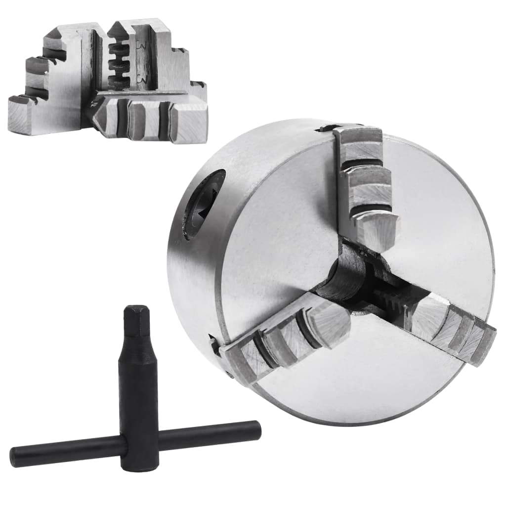 INLIFE 146704 - Mandril autocentrado (acero, 80 mm, 1,85 kg)