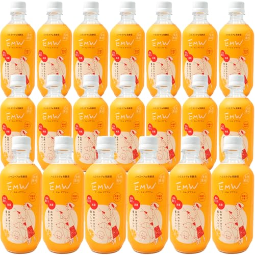 EM���� ���򉻔��������� EMW�i500ml�j× 20�{�Z�b�g ���R�̃`�J���ŕ�炵�L���C �n�E�X�P�A�p���y�t �y�V�R�f��100����EM�ۂ������Ă��鎩�R�h���L�܁z