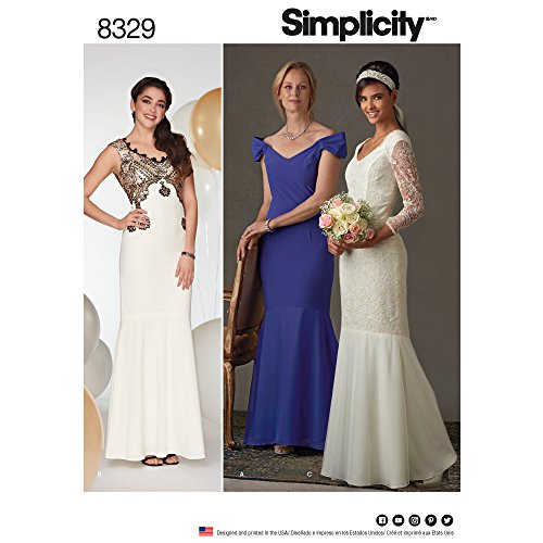 Robes avec manches patron de couture Simplicity multi-tailles ajustable - 2