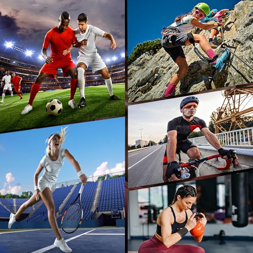 Image of Upgraded Pre Wrap Athletic Tape, 6‑Pack Multi‑Color Sports Pre‑Wrap
