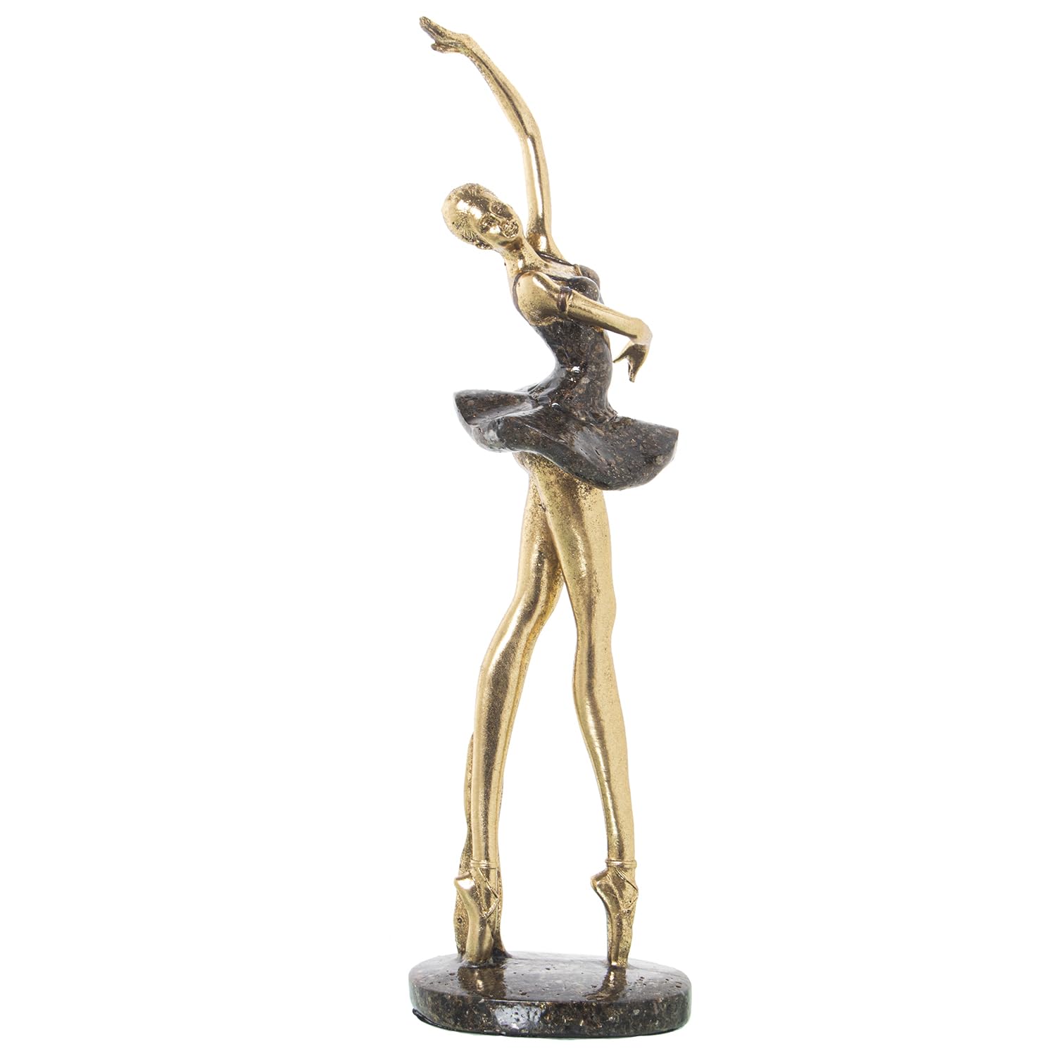 AlexandreHouse DORADA BAILARINE RESIN FIGURE 14X11X42CM