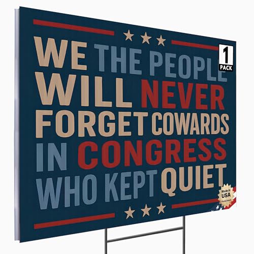 24'x18' Double Sided Trump Yard Signs with Stakes, Trump Signs 2025, Corrugated Political Yard Signs...