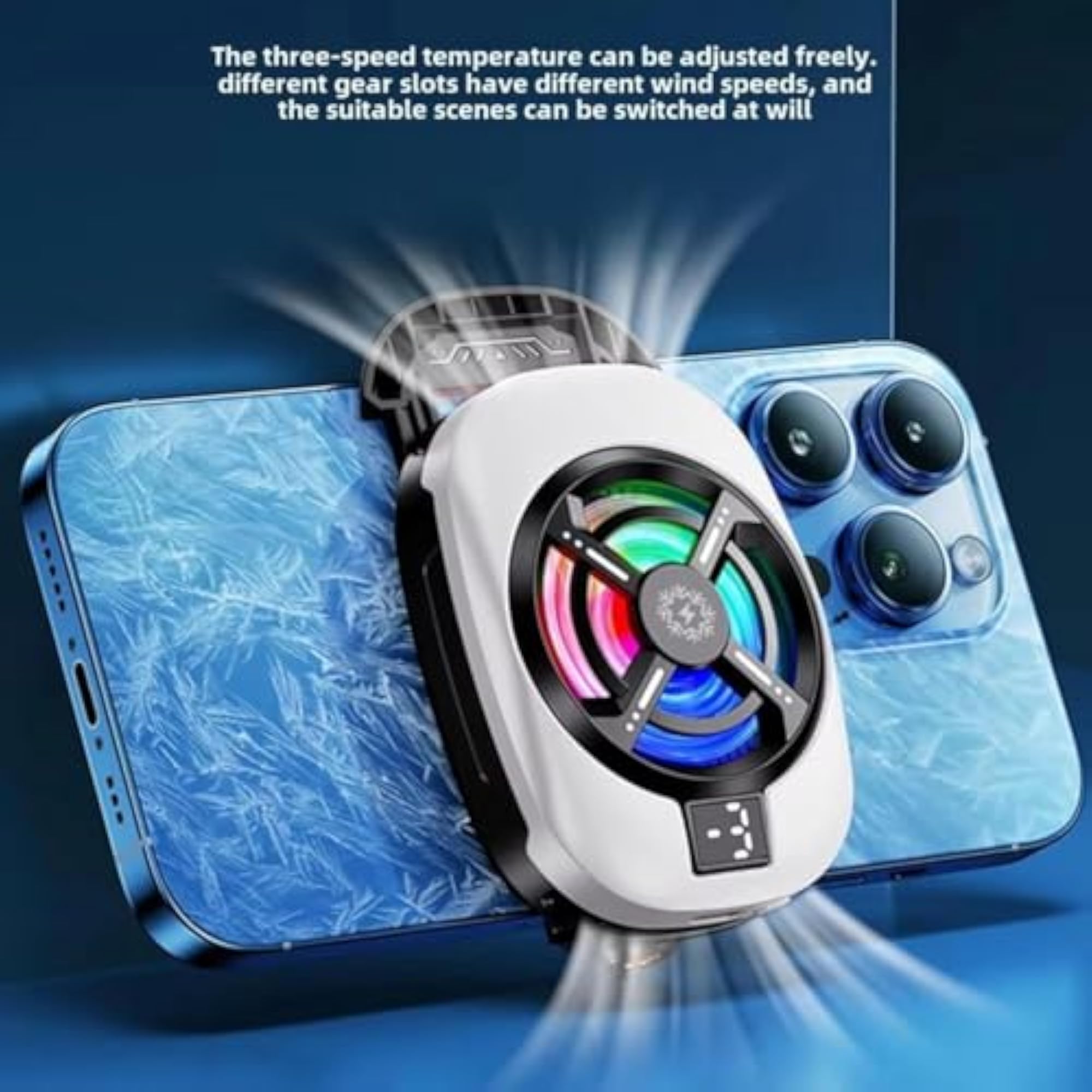Instant Mobile Cooler with RGB Light