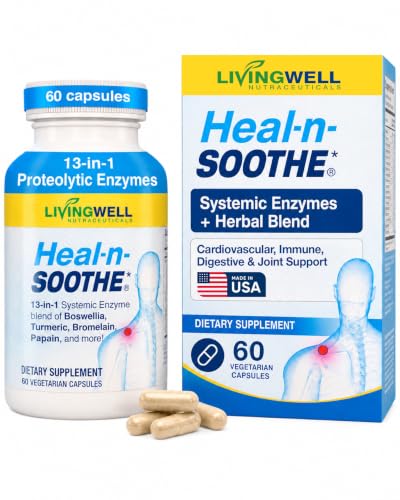 HEAL-N-SOOTHE Systemic Enzymes Joint Supplement, 60 Count
