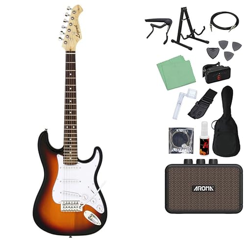 LEGEND LST-MINI エレキギター初心者14点セット 【充電式ミニアンプ付き】 3TS ストラトタイプ ミニギター レジェンド