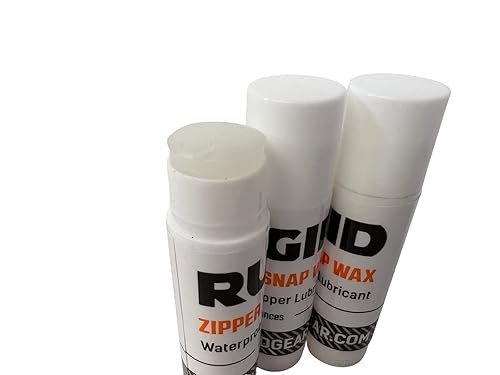 Miniatura 3 de Lubricante con cremallera, paquete de 3 barras de cera para cremalleras impermeables en enfriadores, bolsas, trajes de neopreno, equipo de buceo,