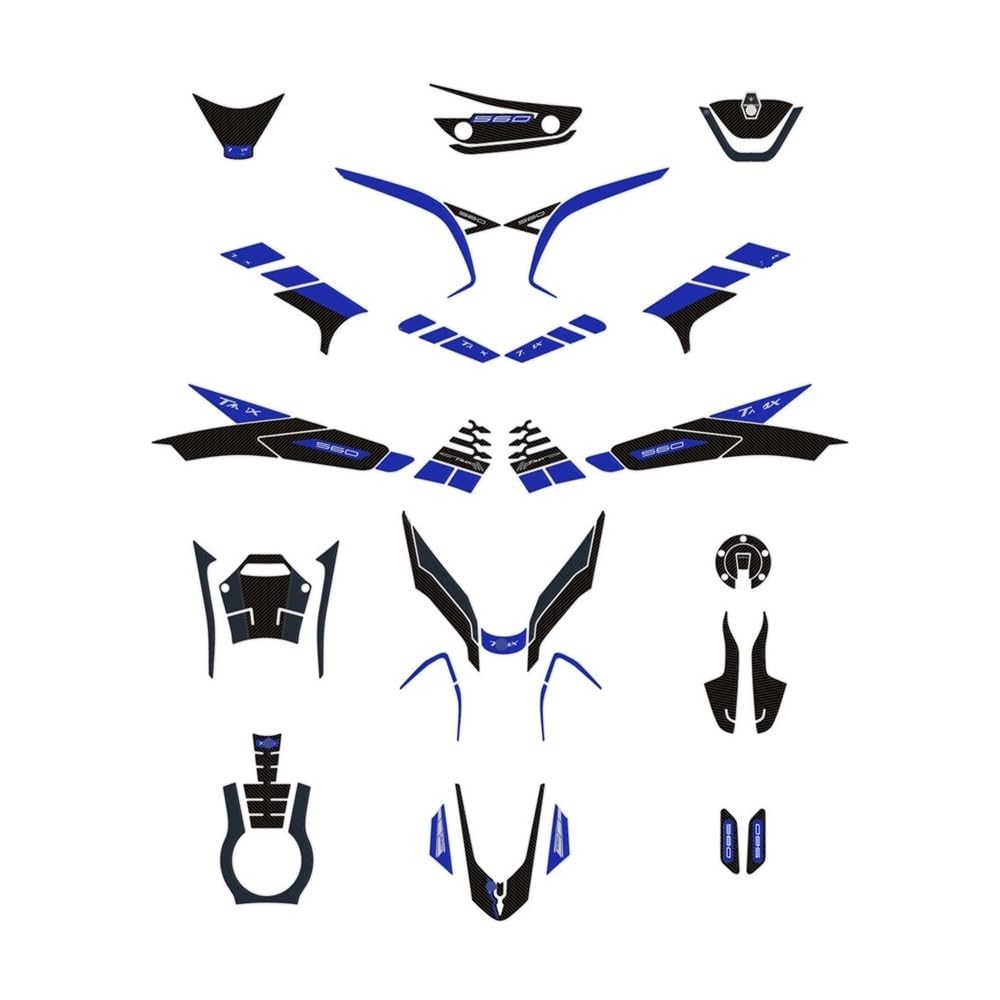 Moto scratch pad kit de protections pour trajets urbains Tmax - 8