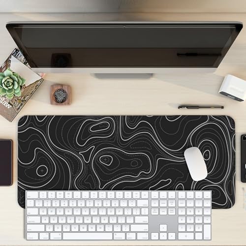 Image of XL Extended Gaming Mouse Pad | XXL Large Desk Mat 60x30cm for Laptop & PC | Non-Slip Rubber Base, Waterproof, Durable & Smooth Surface | Office, Gaming & Study, asthetic
