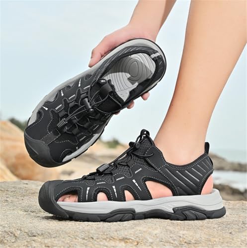 Men's Hiking Sandals, Non-Slip Athletic Sandals with Arch Support, Summer Beach Camp3