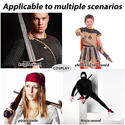 2 Pieces Sword Bag Sword Sheath Sword Cover Black Katana Bag Sword Carry Bag Ninja Sword Holder Katana Case With Strap Sword Carrying Case For Samurai Cosplay Costume Halloween Party #TOP3