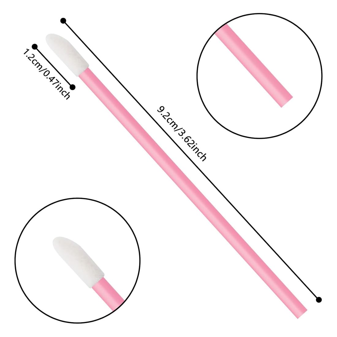 33pc Pennelli Morbidi per Labbra, Applicatori in Silicone, per labbra applicatori, per labbra per la cura delle labbra, Ideali per Rossetto e Cosmetici