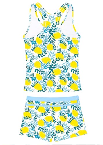 Image of Little Girls' Summer Swimwear Two Piece Boyshort Tankini Kids Swimsuit